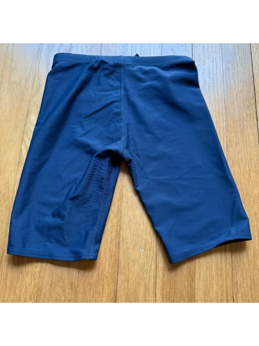 Sporti Boys Youth Size 26 Navy Blue Nylon & Spandex Blend Jammer Swim Shorts